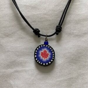 Canadian maple leaf necklace
